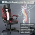 thumbnail image 5 of JOYFLY Ergonomic Computer Gaming Chair Racing Style Task Chair for Kids Adults, 250 lbs, Red, 5 of 8