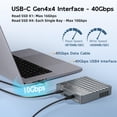 thumbnail image 3 of Gabinete clonador NVMe MAIWO de 4 bahías USB4 de 40 Gbps, 3 of 7