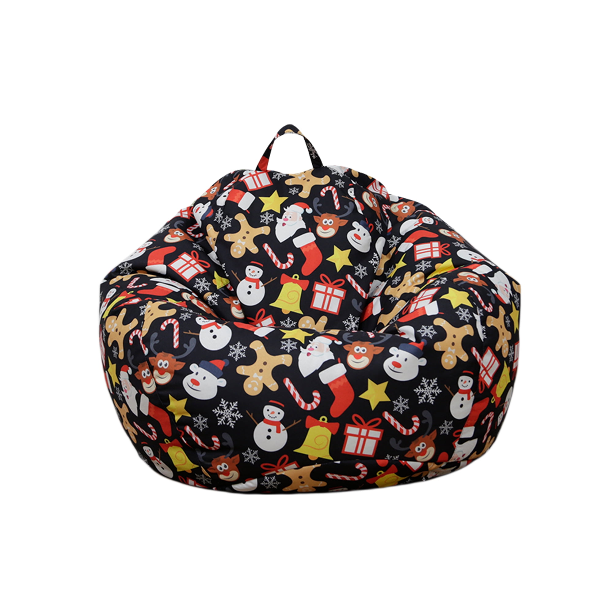 Buy Kidzy Leatherette Kids Bean Bag with Beans in Grey Colour & Bird Print  at 47% OFF by Spacex | Pepperfry