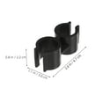 thumbnail image 4 of 6pcs Double Head Plastic Pipe Clips Clamps Pipe Brackets Dual Pipe Connection Pipe Support Bracket Clamp Pipe Connection Bracket, 4 of 8