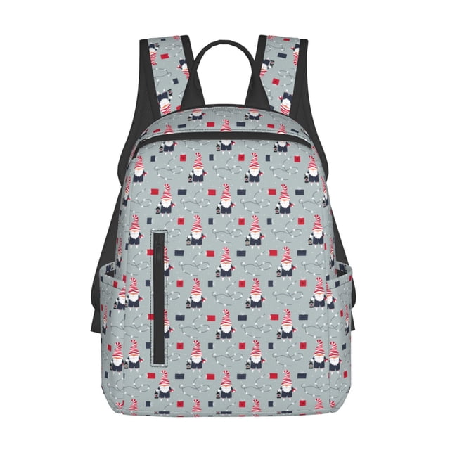 Balery Christmas Gnome 1 Mochila Ligera para Hombres y Mujeres – Resistente y Impermeable, Ideal para la Escuela, el Trabajo, los Viajes y el Uso Diario