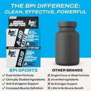 BPI Sports A-HD Elite & Solid Testosterone Booster for Men, Supports Muscle, Strength & Fat Loss, 30 Servings