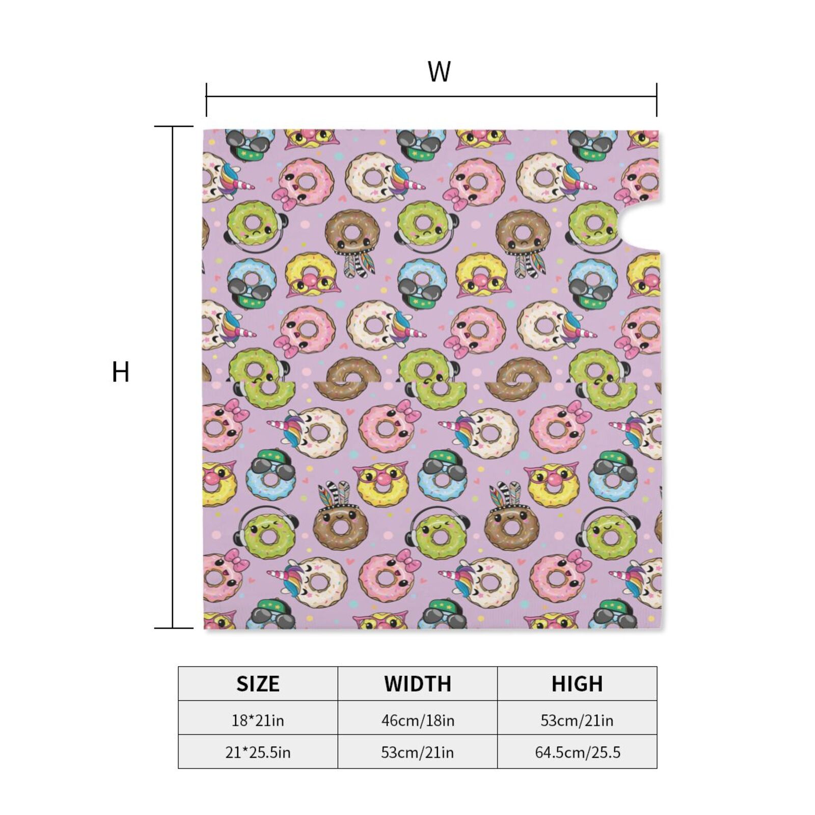 Xecao Cute Donuts for Mailbox Cover with Magnetic Strips, Waterproof and Sunscreen, Adds a Decorative Touch to Your Garden Yard.