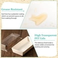 thumbnail image 3 of 50 Pack Charcuterie Boxes with Clear Lids, Paper Charcuterie Box, Disposable Sandwich Boxes, Rectangle To Go Food Containers, White Bakery Boxes for Desserts Strawberries Sushi Cookies, 3 of 7