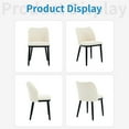 thumbnail image 6 of Danolapsi Dining Chairs Set of 2, Modern Kitchen Side Chairs with Padded Seat, Back and Wooden Legs for Dining Room, Kitchen, Restaurant, 6 of 7