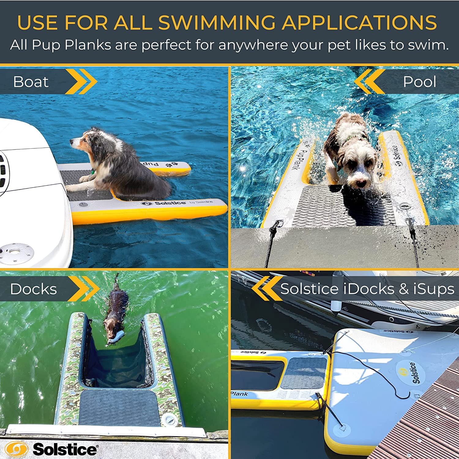 Solstice Watersports Inflatable PupPlank Dog Ramp - XL Sport - Camo [33250]