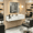White, variant on DreamCurship Wall Mount Salon Station for Hair Stylist, Salon Station with 3 Hair Dryer Holder, Barber Station for Beauty Spa Barbershop, Black