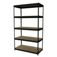 thumbnail image 4 of Iron Horse 3800 Riveted Steel Shelving, 5-Shelf, 24Dx48Wx84H, Black, 4 of 6