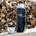 thumbnail image 4 of Thermos Bouteille de Boisson Isotherme sous Vide de 68 Onces en Acier Inoxydable King avec Poignée, Acier Inoxydable, 4 of 6