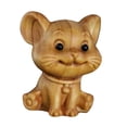 thumbnail image 3 of Figura de Madera de Ratón, Cultura Estética Encantadora Decoración de Artesanía para animal para dormitorio, 3 of 8