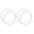 thumbnail image 1 of RUNROTOO 2Pcs Water Level Sensor Hose Transparent Plastic Flexible Tube for Washing Machine Accessory 11.8X0.28X0.28in, 1 of 8
