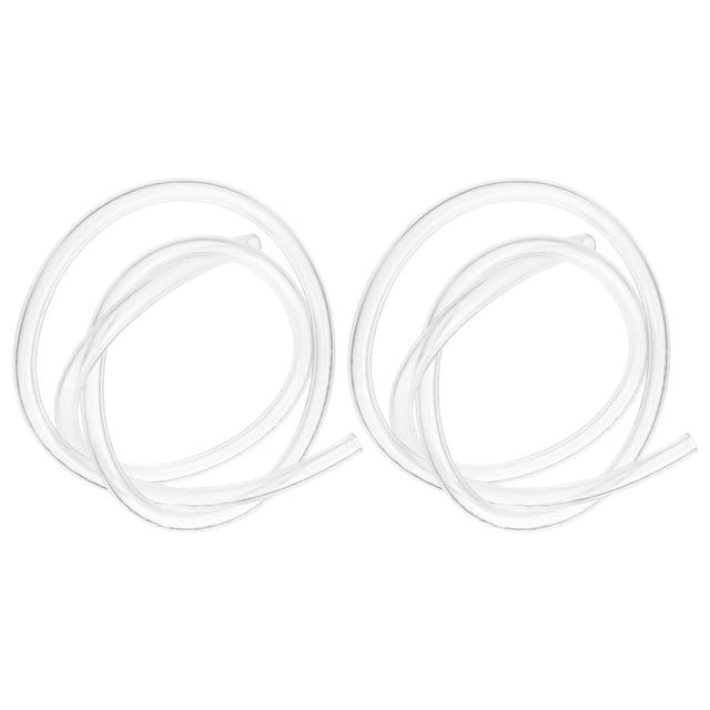 RUNROTOO 2Pcs Water Level Sensor Hose Transparent Plastic Flexible Tube for Washing Machine Accessory 11.8X0.28X0.28in
