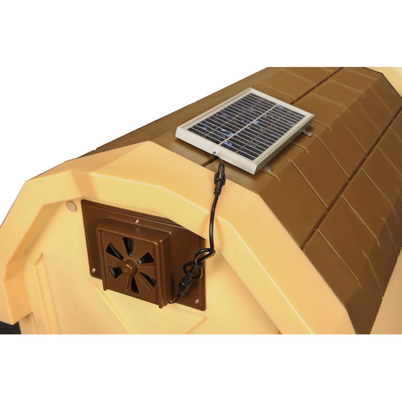 Dog Palace Breeze Solar Powered Exhaust Fan for Dog House, Large - image 2 of 6
