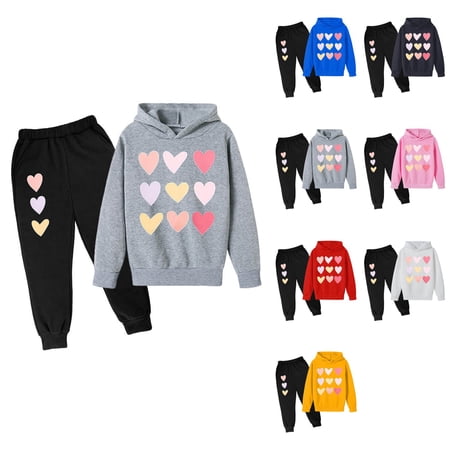 Heart Shaped Print Hoodie Set Valentine s Day Sweatshirts for Women Plus Size Valentine Outfit Vibes Crewneck Tops Apparel Heart Shaped Print Hoodie Set Valentine s Day Sweatshirts for Women Plus Size Valentine Outfit Vibes Crewneck Tops Apparel
