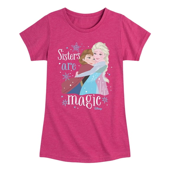 Frozen - Winter - Sisters Are Magic - Toddler & Youth Girls Short Sleeve Graphic T-Shirt