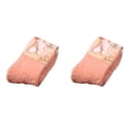 thumbnail image 1 of (2-Pack) Rinsvye Home Women Girls Soft Socks Bed Floor Socks Fluffy Socks for Women Warm Winter Pure Color Women Socks Arch Support Ski Socks Mens Compression Socks for Women Plus Size, 1 of 1
