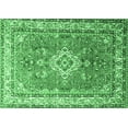 thumbnail image 1 of Ahgly Company Indoor Rectangle Persian Emerald Green Traditional Area Rugs, 5' x 8', 1 of 4