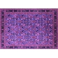 thumbnail image 1 of Ahgly Company Indoor Rectangle Oriental Purple Traditional Area Rugs, 5' x 8', 1 of 4