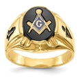 thumbnail image 1 of 14K Yellow Gold Men's Masonic Ring, 1 of 3