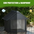 thumbnail image 6 of MELLCOM Outdoor Dog House, Weatherproof Puppy Shelter, Dog Tent, for Medium Small Dogs, Anti-Chewing Iron Frame, 6 of 6