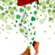 thumbnail image 1 of MKLEKYY Leggings de compresión para mujer, leggings estampados del Día de San Patricio para mujer, pantalones de yoga deportivos para entrenamiento y fitness 523, 1 of 3