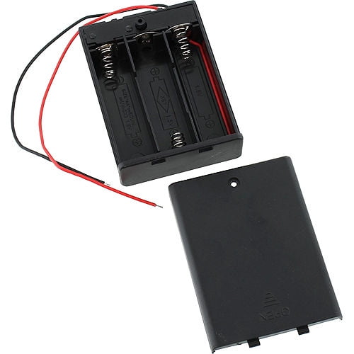 3 x AA Battery Holder with Switch and Leads 4.5V