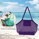 thumbnail image 5 of Bolsa de pya de mal grande para juguetes Bolsa de arena para Piscina de natación Viajes de arena Toals mojadas 18 x 12 x 18 pulgad Púrpura BLESIY bolsas de playa de malla, 5 of 8