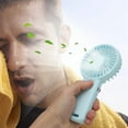 thumbnail image 3 of Handheld Fan Rechargeable Battery Powered Fan Portable Mini Fan Desktop Fan For Office Home Outdoor Traveling, 3 of 8
