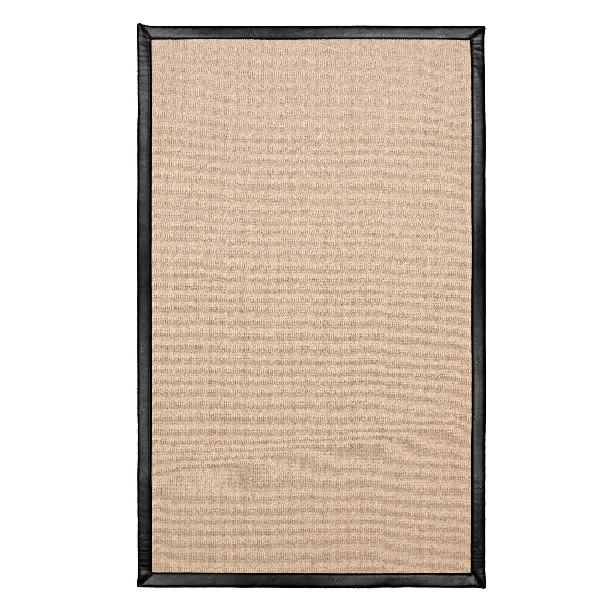Contemporary Home Living 1.75' x 2.75' Tufted Solid Bordered Rectangular Area Throw Rug - Brown and