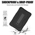 thumbnail image 2 of For Samsung Galaxy Tab A 8.4 2020 / T307 Dual layer Silicone Shockproof Protective Kickstand Tablet Case Cover Black/Red, 2 of 3