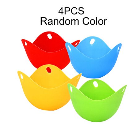 

4pcs Silicone Egg Cooker Bean Pot Mold Kitchen Cooking Tools Accessories High Temperature Food Silicone Egg Cooker Steam Egg Bowl