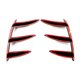 thumbnail image 2 of Btafrte 1 Par Canards Parachoques Trasero Coche para W176 A200 A250 A260 A45 (negro Brillante), 2 of 9