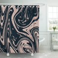 thumbnail image 1 of ABPHQTO Cortina de ducha Cool Marble Noble Dark Indigo y Beige Marmoleado 152x180 cm ABPHQTO PKNMT60x72Shower-7302, 1 of 2