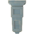 thumbnail image 3 of Ekena Millwork 7"W x 7 3/4"D x 14"H Jumbo Reyes Wood Vintage Decor Corbel, Driftwood Blue, 3 of 5