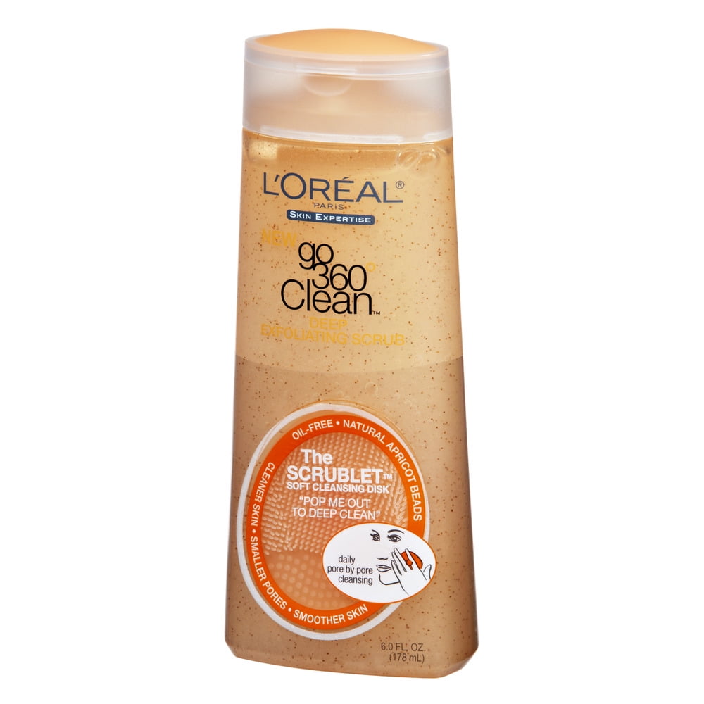 loreal face wash scrub