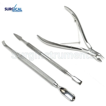 Stainless Steel Nail Cuticle Spoon Pusher Remover Cutter Nipper Clipper Cut (Best Way To Cut Cuticles)