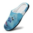thumbnail image 3 of Men Blue'S Clues Slippers Non-Slip Fuzzy House Slippers Warm Soft Plush Winter House Shoes Indoor Outdoor Slip-On Shoes, 3 of 7
