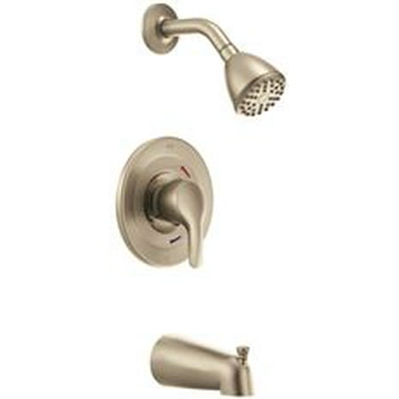 Nickel Opulence Single Handle - Cfg Baystone Single Handle Tub/Shower Cycling Trim, Brushed Nickel