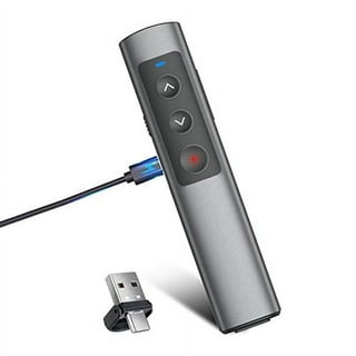 Zoxkoy PowerPoint Remote Presentation Clicker - Wireless Presenter Clicker  with Pointer & USB - PPT Slide Advancer