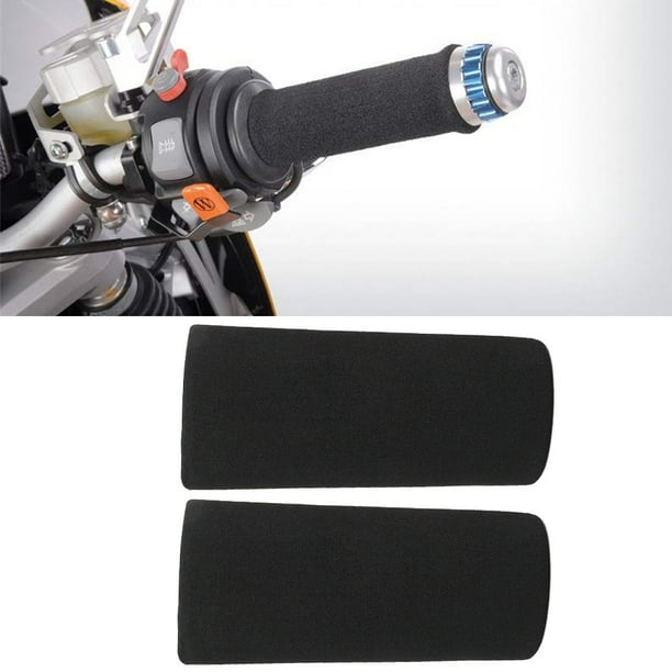 FAGINEY 2pcs Motorcycle Nonslip Anti Vibration Soft Foam Handlebar