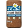 Master English Muffin Toasting Bread, 12 oz, Plain Breakfast Bread, Bag