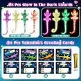 thumbnail image 2 of 24 Pack Valentine's Day Cards for Kids, Valentines Day Gifts for Kids with Toy Lizards, Valentine Exchange Cards for Kids School Classroom Party Favors, Valentine Greeting Cards, 2 of 7