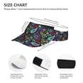 thumbnail image 2 of Kdxio Watercolor Floral Paisley Print Sun Visor Hat Golf Visor Adjustable Velcro Outdoor Sports Cap for Men Women, 2 of 6
