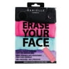 Danielle Erase Your Face Cloth, Black/Pink, Blue, Purple, 4 Ct