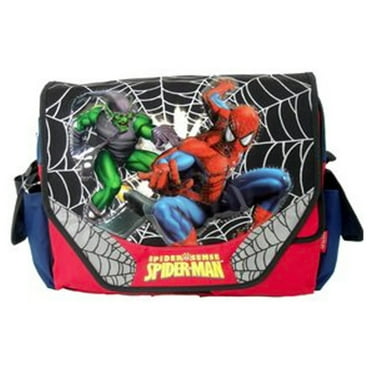 Black Spider Sense Spiderman and Green Goblin Messenger Bag