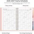 thumbnail image 4 of JUOJUOMHQ 2026-2027 Monthly Planner Medium Size 5.7" x 8.3" Agenda Calendar, 4 of 17