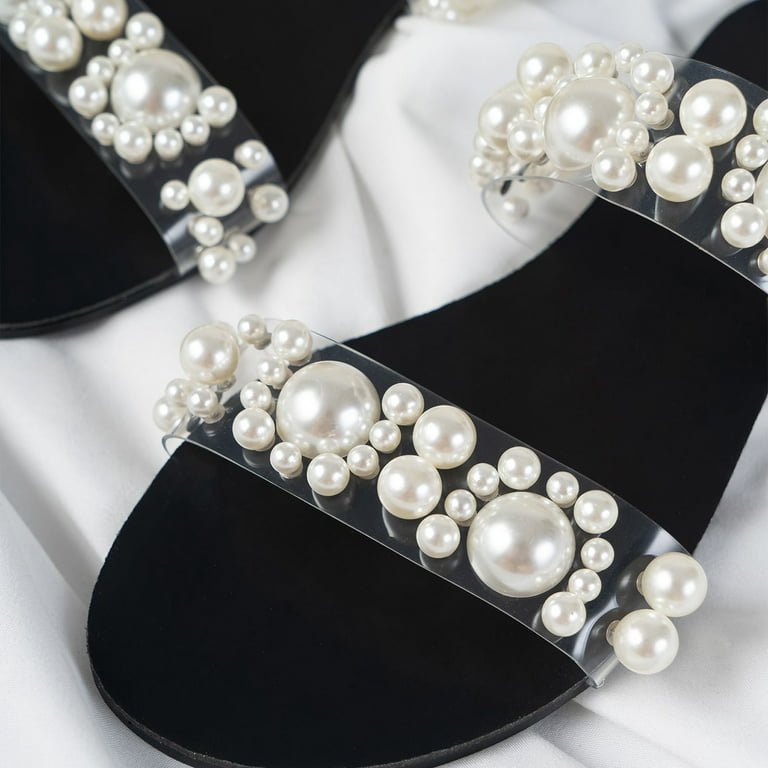 Chanel Large Pearl & Cabochon Pendant Hoop Earrings - Bellisa