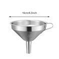 thumbnail image 3 of Outdor Stainless Steel Funnel With – Reusable Fine Mesh For Home & Kitchen, 3 of 6