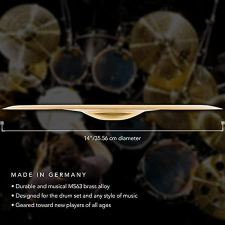 Meinl 14閳?China Cymbal 閳?HCS Traditional Finish Brass for Drum Set, Made In Germany, 2-YEAR WARRANTY (HCS14CH)