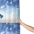 thumbnail image 3 of Sigee Christmas Snowman In The Snow for Waterproof Fabric Shower Curtain 72" W x 72" H for Bathroom Shower Curtain, 3 of 5
